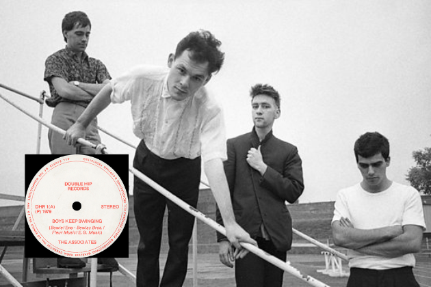 The distinctive sound of The Associates means their early material is highly prized. For this 1979 UK 7" 45 RPM single of Boys Keep Swinging, sellers might ask up to £400.00 for this rare and influential piece.