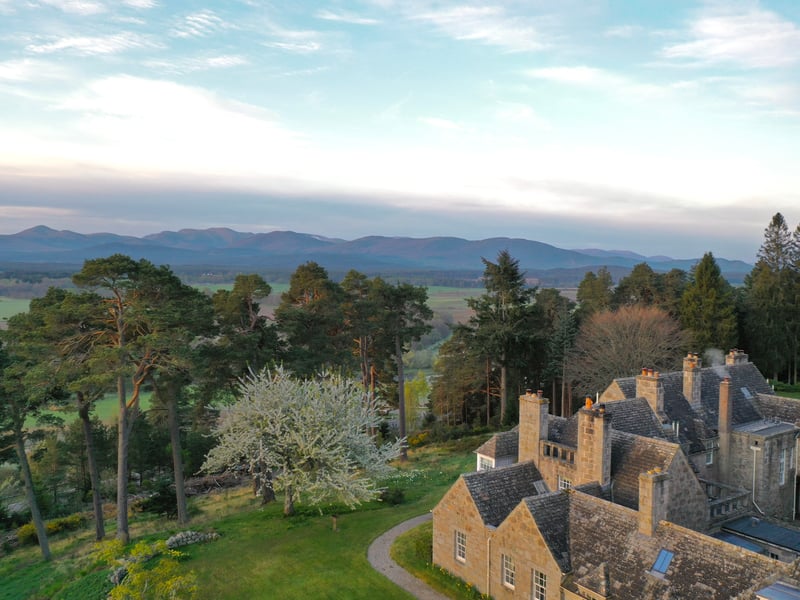 The historic house is located in the Cairngorms National Park.
