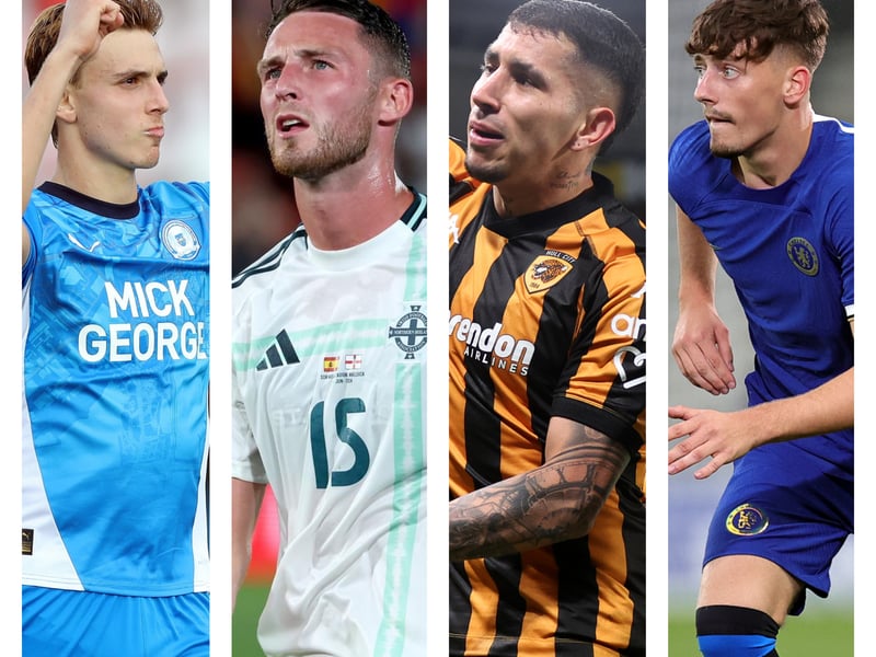 From left to right: Hector Kyprianou, Jordan Thompson, Gustavo Puerta and Dylan Williams are among the players who've had transfers confirmed.