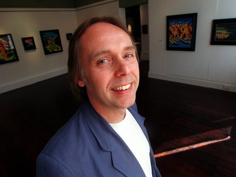 Halifax-based artist Chris Vine who has an exhibition at the Mercer Gallery in July 1999.