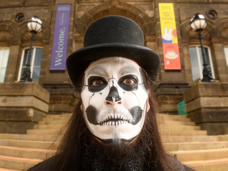 Albert Szilgzi is pictured outside Leeds Museum