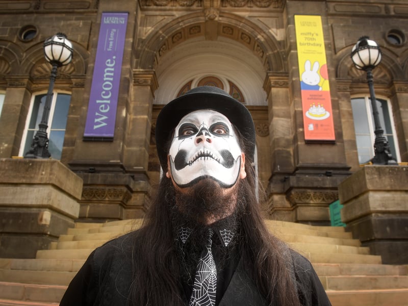  Albert Szilgzi pictured outside Leeds City Museum.