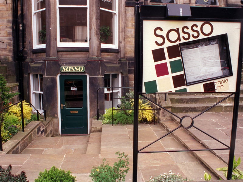 Did you enjoy a meal here back in the day? Sasso restaurant pictured in May 1999.