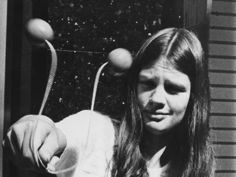 Yes, it sounds like a euphemism but clackers genuinely were one of the biggest crazes of the 70s. They consisted of two acrylic balls on a piece of string which you had to make collide to produce the 'clacking' noise which gave the toy its name. This high-speed, handheld version of a Newton's cradle proved incredibly addictive, with millions being sold and the incessant sound driving many parents to distraction. But the balls had an alarming tendency to 'explode', which led to clackers being banned over safety concerns.