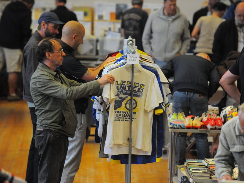 The annual Yorkshire Football Programme and Memorabilia Fair was held at Pudsey Civic Hall today.