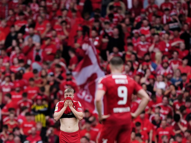 The only member of Aberdeen's three-man central defence to last the full 120 minutes, the Dutchman did not put a single foot wrong in a defensive masterclass. Left Hampden with the man of the match award. 9
