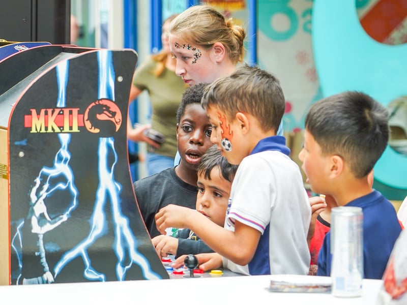Children enjoying activities at Fratton Family Fun day. 
Picture: Alec Chapman