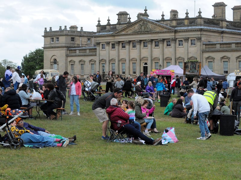 The festival was held in the grounds of the historic Harewood House.