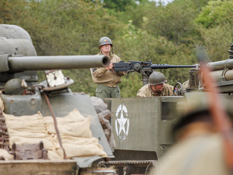 Pictured: Solders during the battle
Picture: Marcin Jedrysiak
