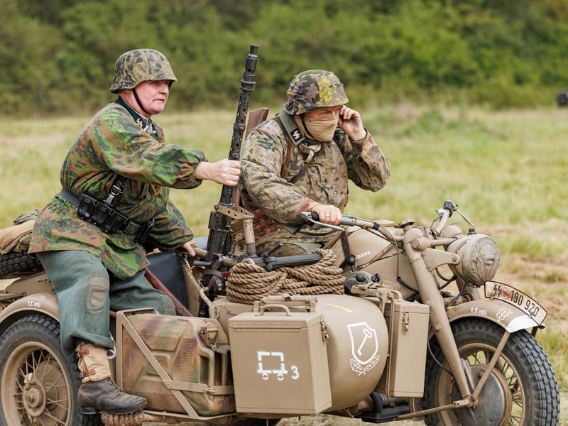 Pictured: Solders during the battle
Picture: Marcin Jedrysiak