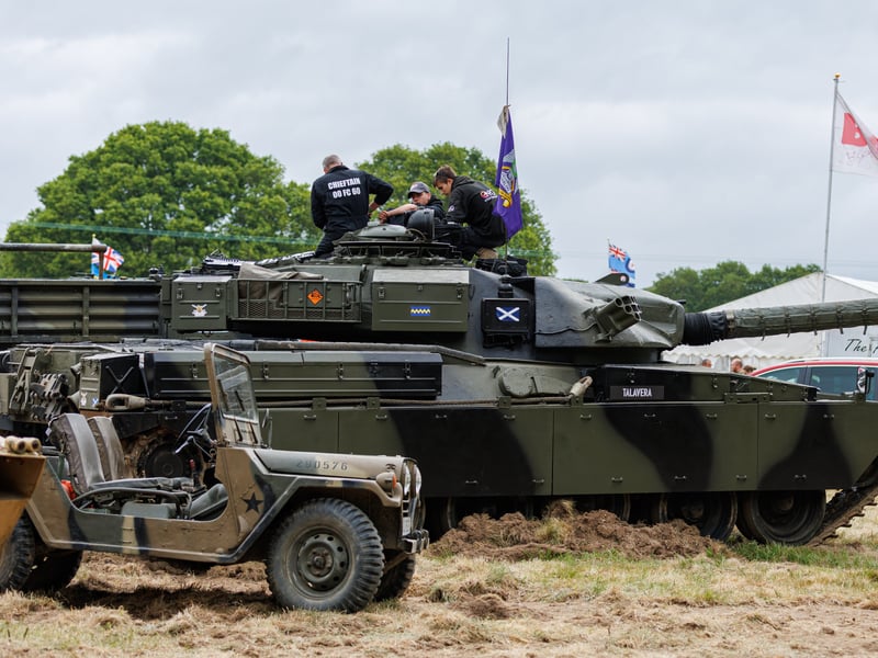 Pictured: During this rally, military enthusiasts could admire many military vehicles
Picture: Marcin Jedrysiak