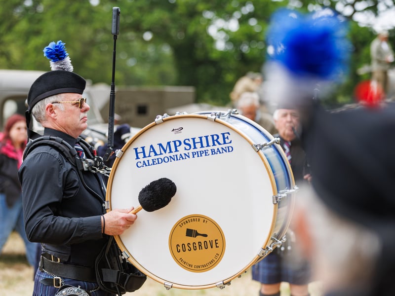 Pictured: Hampshire Caledonian pipe band
Picture: Marcin Jedrysiak
