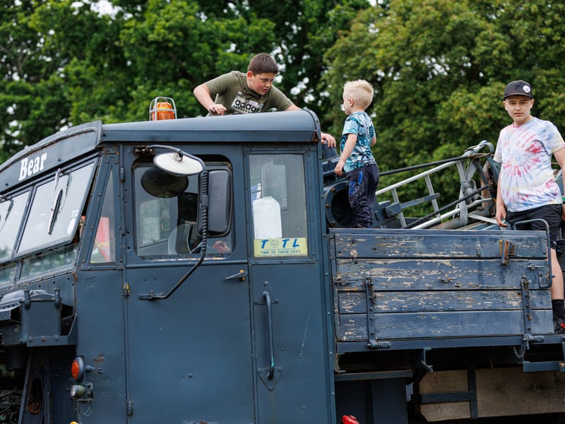Pictured: During this rally, military enthusiasts could admire many military vehicles.
Picture: Marcin Jedrysiak
