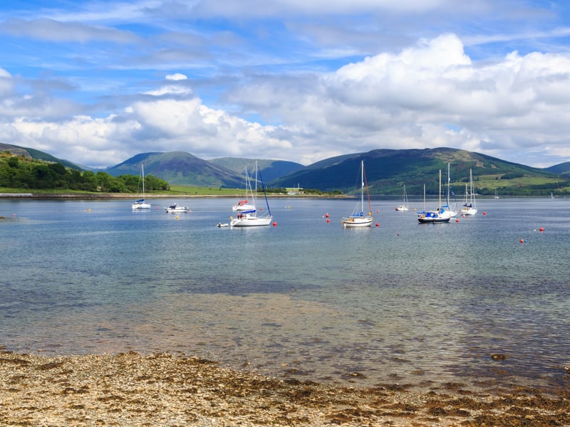 Another west coast island community, Port Bannatyne is also on the Isle of Bute with property which costs an average of £115,421.