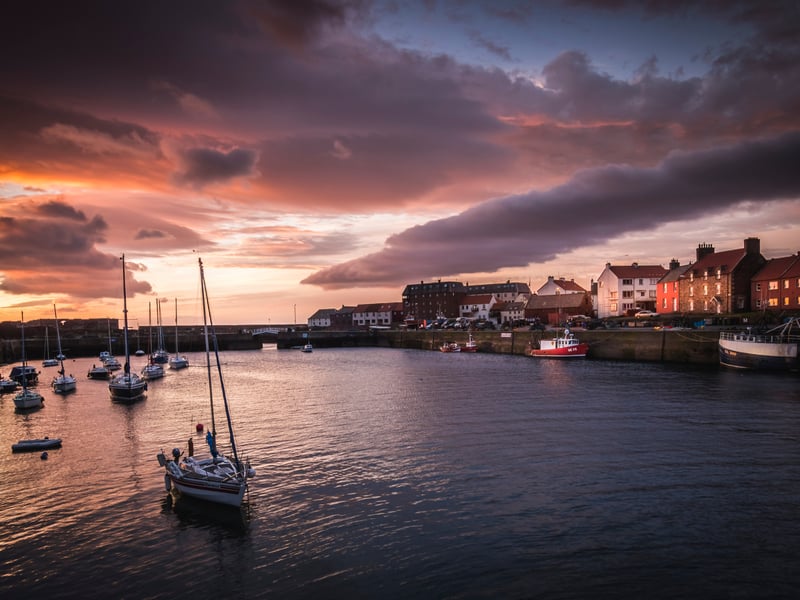 In third is Dunbar, East Lothian. With cliffs and coastal trails, the town is around 30 miles from the Scottish-English border with an average property price of £292,073.
