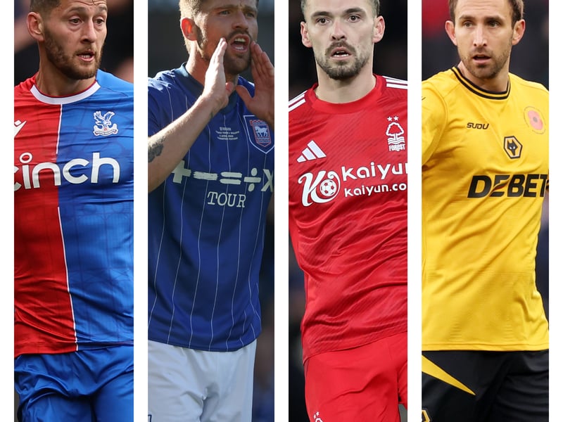 Crystal Palace's Joel Ward, Ipswich's Cameron Burgess, Forest's Harry Toffolo and Wolves' Craig Dawson are among the Premier League free agents this summer.