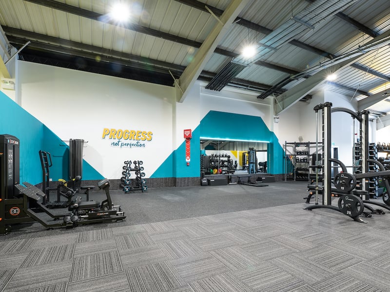 Improved stretch area for better mobility and flexibility work.