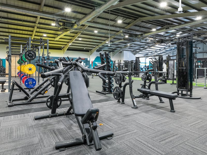 The "brand new gym" aims to support members on their fitness journey.