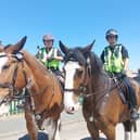 Officers, including those from our Mounted Section, carried out a series of high visibility patrols