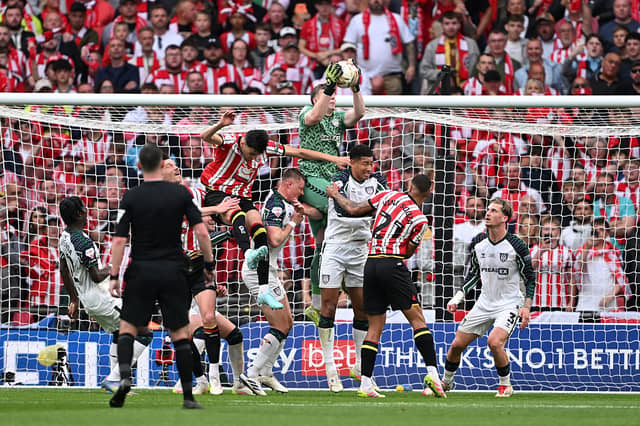 Has now produced two superb performances when the pressure has been at its highest at Wembley. It was undoubtedly a season of ups and downs for Patterson, but he recovered his form just when Sunderland truly needed him to step up. His save from Kieffer Moore in the first half of the play-off final was one for the ages, and the block from Andre Brooks in the second potentially even more important. 8