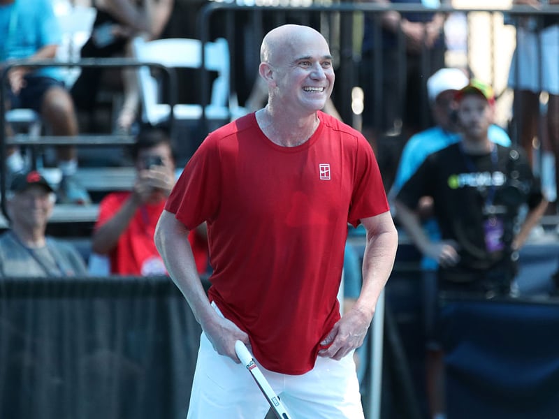 American tennis ace Andre Agassi is worth an estimated $145 million. His glittering career included eight major and an Olympic gold. He's the only man to have won the career Super Slam (the Grand Slam, the Olympic gold medal and the year-end championships). 