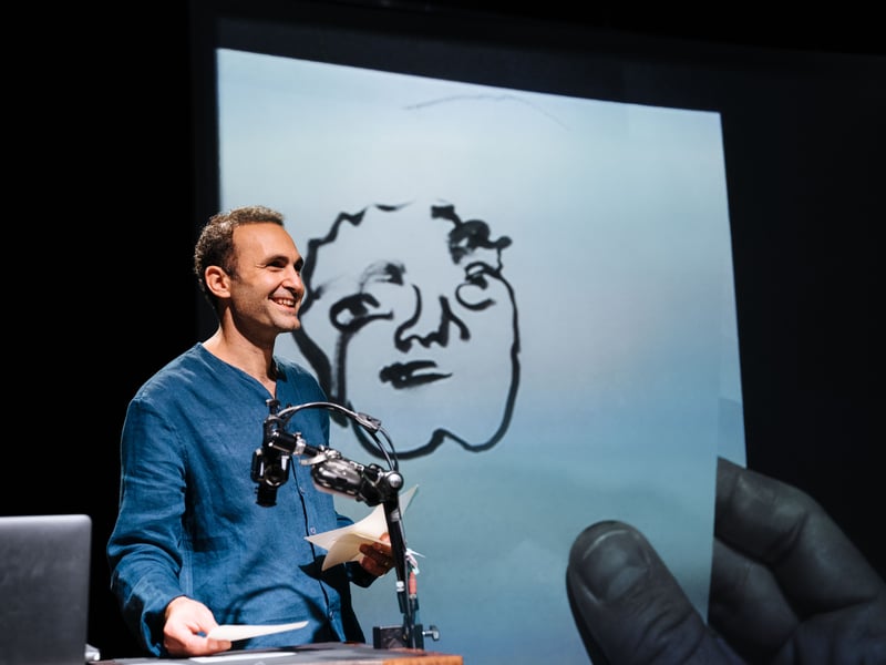 Inspired by his involvement in the Egyptian revolution of 2011 and his experience of the counter-revolution that followed, Glasgow-born actor and activist Khalid Abdalla takes the audience on a surprising journey into his own history, set against a cartography of seismic world events.