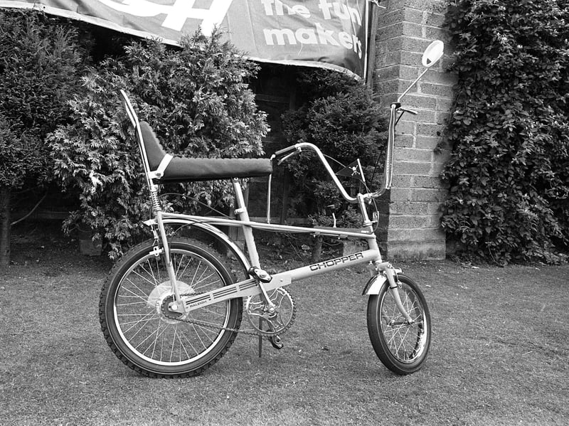 The Raleigh Chopper bicycle was invented in the late 60s but became a 70s style icon, which was at the top of almost every child's birthday wishlist back then.