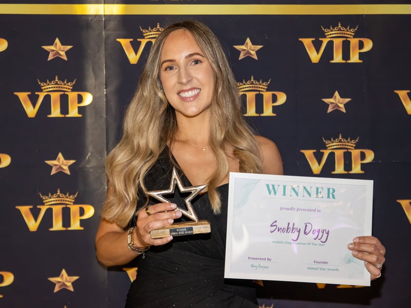 The 9th annual Animal Star Awards took place on Sunday evening at the Village Hotel in Cosham, with several local small business owners coming away winners.

Pictured - Snobby Doggy won Dog Groomer of the Year
Photos by Alex Shute