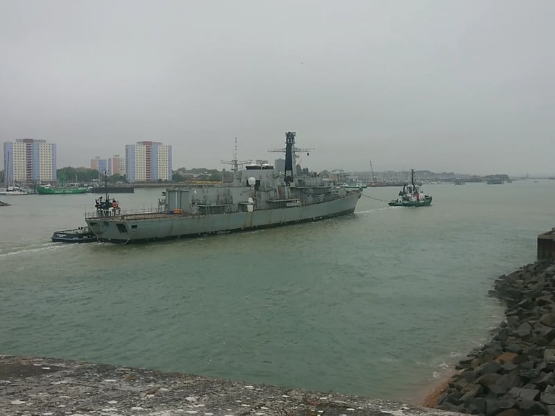 HMS Northumberland, a Type 23 Duke-class frigate, was decommissioned in November last year. She is expected to be scrapped, with parts taken from the vessel, but no specific date have been given.