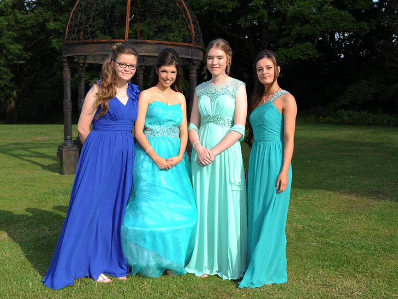 A colourful reminder of the fantastic gowns which graced the 2015 Farringdon prom.