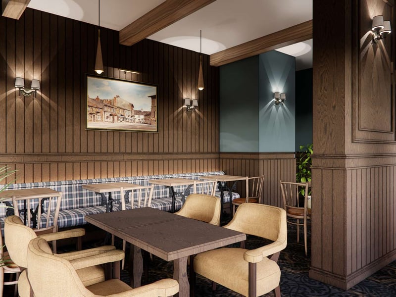 A CGI rendering of what the new JD Wetherspoon pub in Wetherby will look like upon opening, taking inspiration from the town’s long-standing history of horse racing.