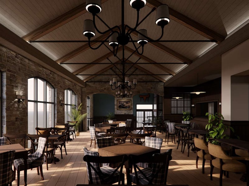 A CGI rendering of what the new JD Wetherspoon pub in Wetherby will look like upon opening, taking inspiration from the town’s long-standing history of horse racing.