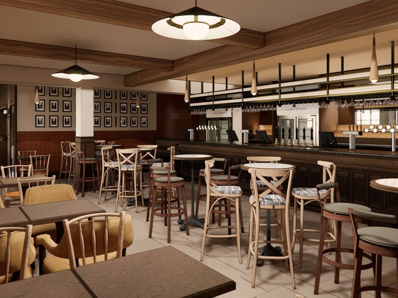 A CGI rendering of what the new JD Wetherspoon pub in Wetherby will look like upon opening, taking inspiration from the town’s long-standing history of horse racing.