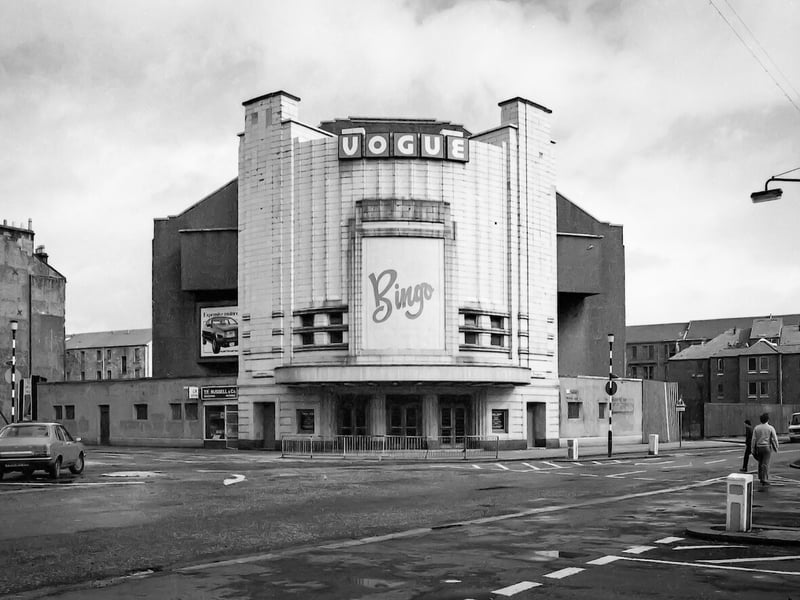 Opening as the Mecca in August 1933, the Mecca was designed by James McKissack for Smith and Welsh. It originally seated 1,620. In January 1950 it was sold to the Singleton circuit, and renamed Vogue. Recent years have seen efforts to save the building by locals, including Andrew Moore. In July 2025, the appeal to overturn the listing was formally rejected by Historic Environment Scotland and the Scottish Government.