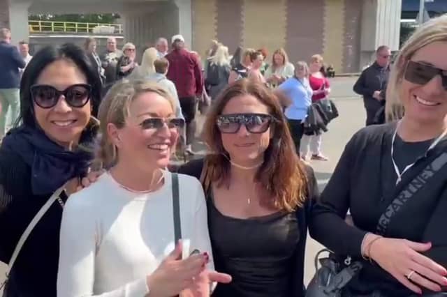 These four travelled from Genoa to be at the concert