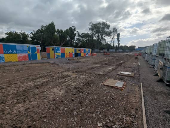 The haul road has now been removed as all the heavy work at this end of the lido is complete.