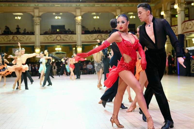 17 photos that capture dazzling dresses and show-stopping moves at ...
