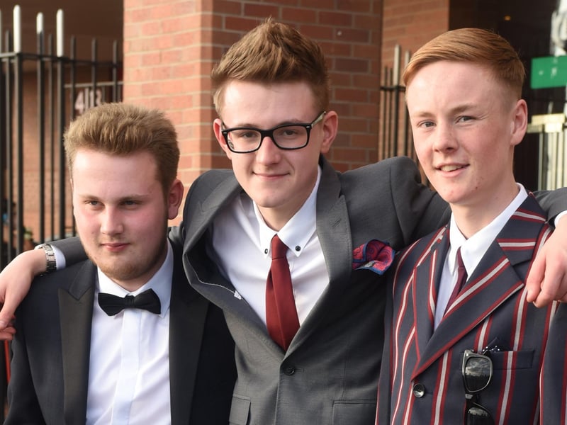 These boys put loads of effort into their smart suits and hairstyles for their big evening. Recognise them?