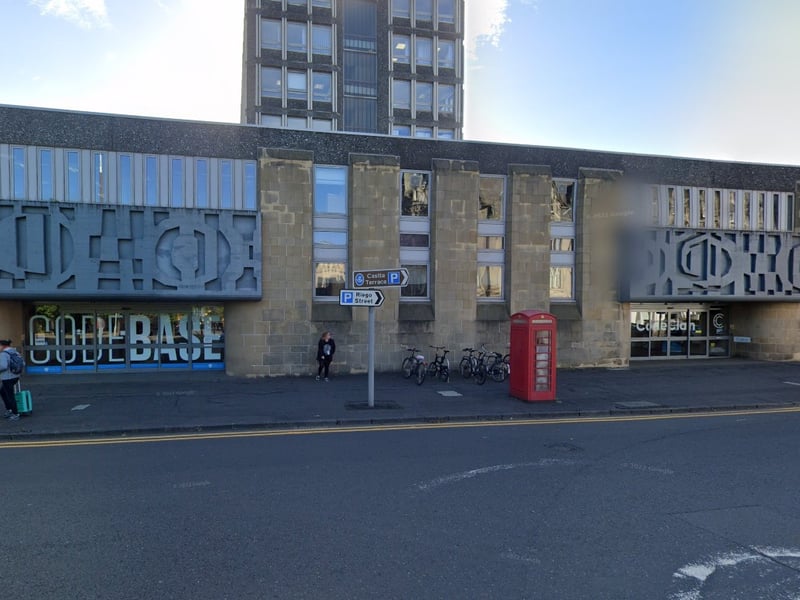 This former job centre where the bottom of Johnston Terrace meets Castle Terrace was transformed into the Edinburgh police headquarters for Department Q.
