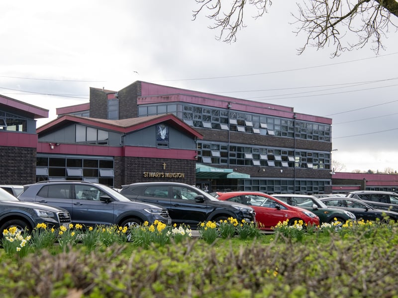 St. Mary's Menston Catholic Voluntary Academy, located on Bradford Road, Menston, scored an attainment 8 average of 55.