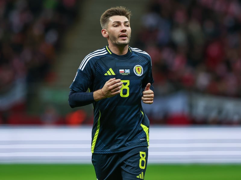 A neat and tidy performance on his 40th Scotland cap. Recycled possession well, ending the game with 92% passing accuracy. He was able to dictate play from the middle against a pretty lacklustre Liechtenstein outfit.