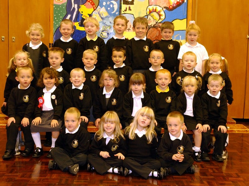 Mrs Woods reception class were pictured at the school in Jarrow back in 2005.