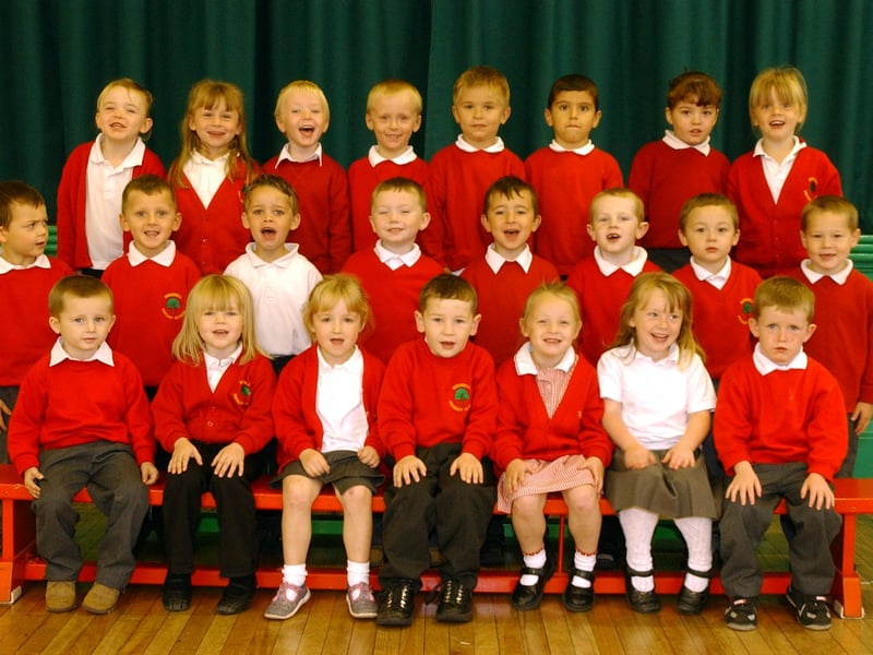 Mrs Turnbull and Mrs Sikka's class were pictured at Bedewell Primary 20 years ago.