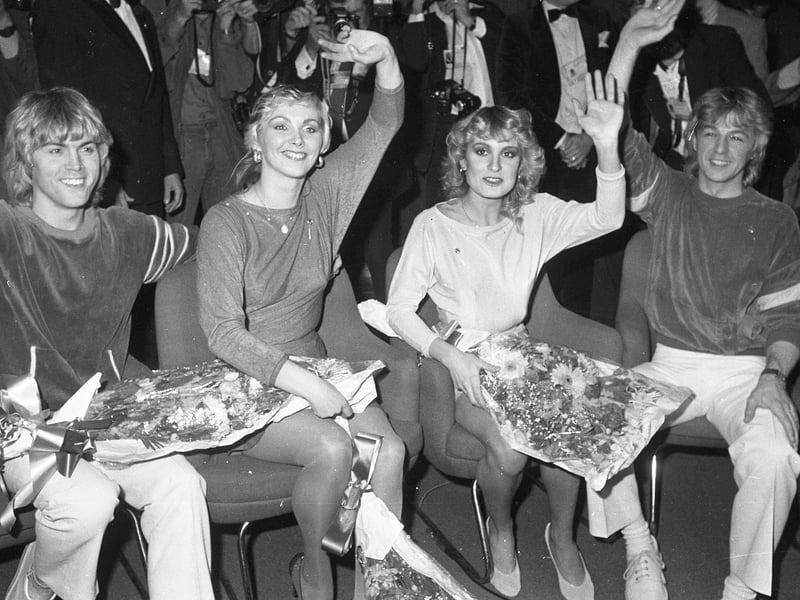 Bucks Fizz were responsible for a classic moment in Eurovision history during their winning performance of Making Your Mind Up in 1981. As they sang the lyrics 'if you want to see some more', the male singers Bobby G and Mike Nolan tore the long skirts off female members Cheryl Baker and Jay Aston to reveal their much shorter skirts underneath. The incredibly catchy tune remains a high mark in the UK's Eurovision history, as surely the most fondly remembered of the nation's five winning entries.
