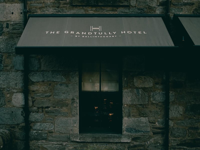 The Grandtully Hotel by Ballintaggart in Perthshire has One Michelin Key.