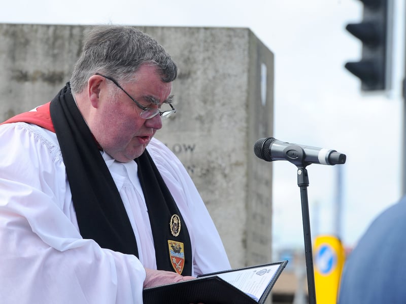 Pictured is: The Reverend Canon Bob White.