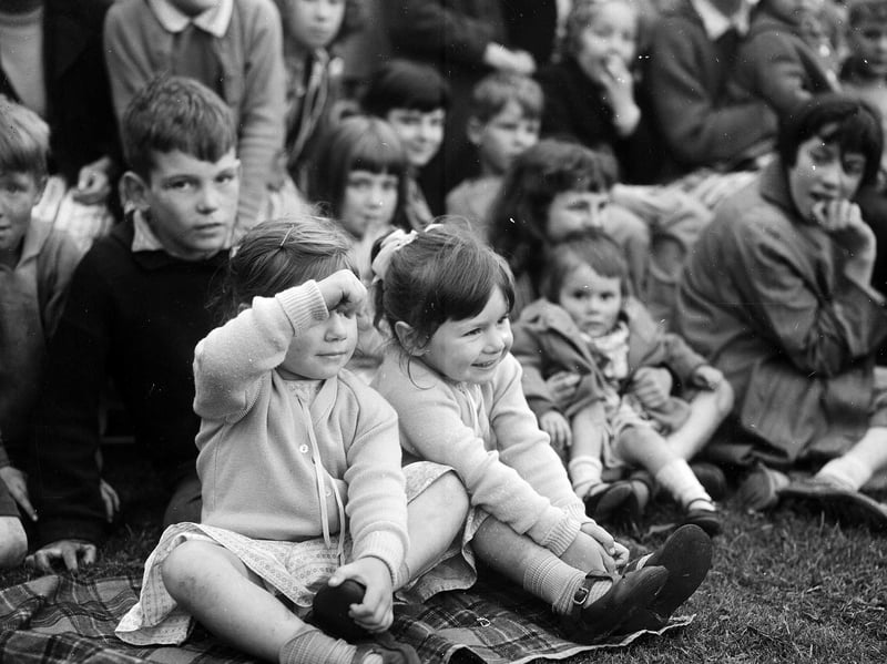 Youngsters enjoying the Craigmillar Park Summer Show in 1963