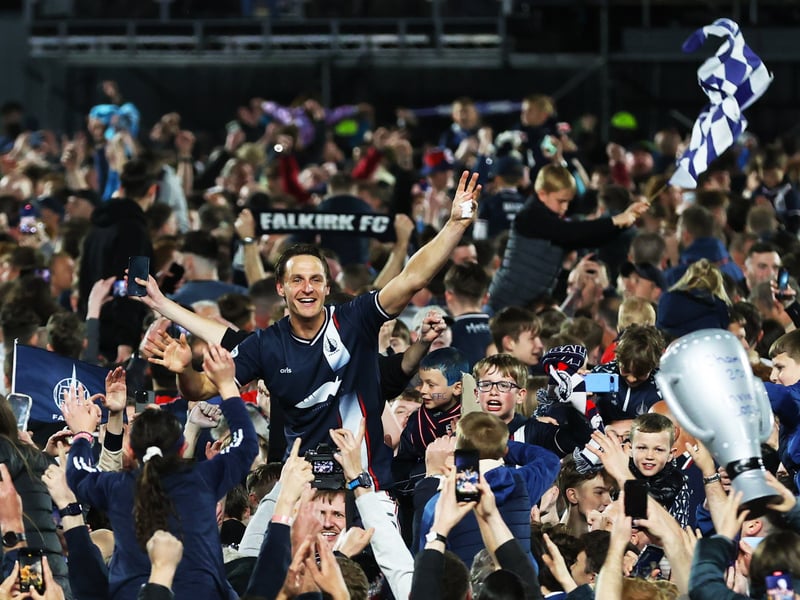 It was a season to remember for the Bairns faithful as their team clinched back-to-back promotions to return to the top flight for the first time in 15 years. The average gate at the Falkirk Stadium across the title-winning campaign was 6,445.