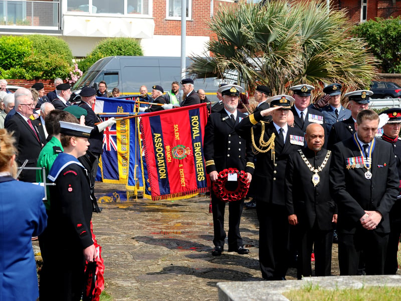 The annual D Day memorial service took place at the D Day stone in Southsea, near Canoe Lake on Friday, June 6, 2025.