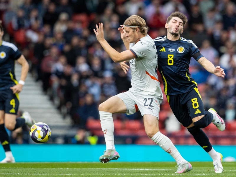 Neat with his passing as always, but the Napoli midfielder just didn't really get going tonight at Hampden.